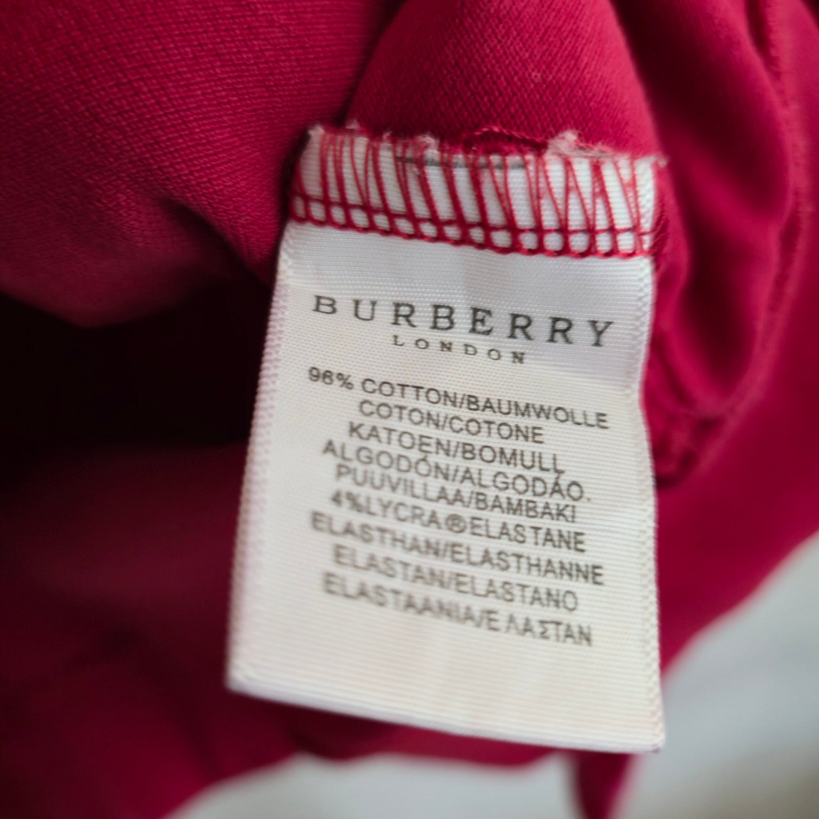 Burberry London Women's Pique Knit Full-Zip Hoodie – Magenta Pink, - Image 3