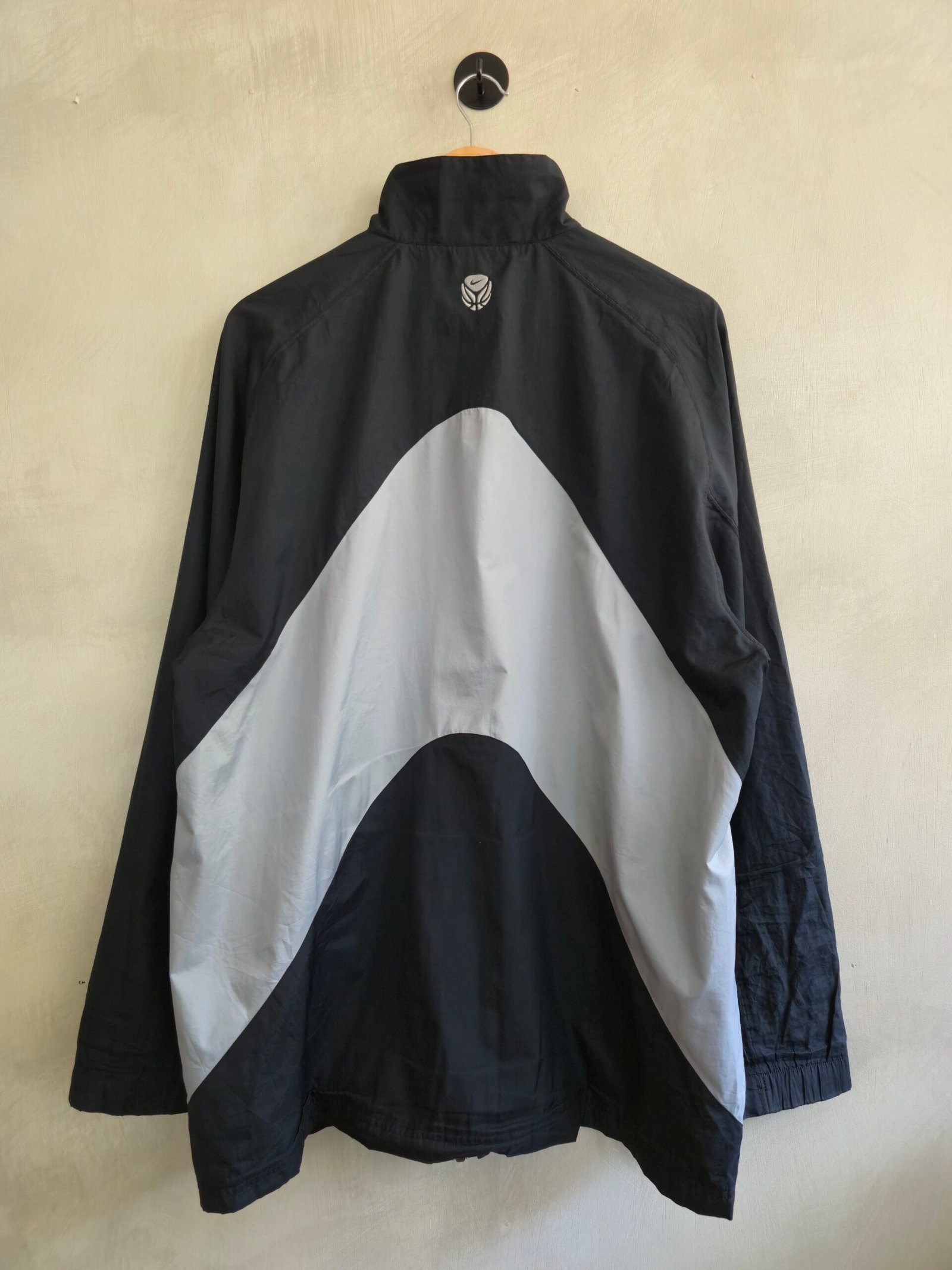 Nike Basketball Full-Zip Windbreaker Jacket - Black/Grey (Size XXL - Image 2